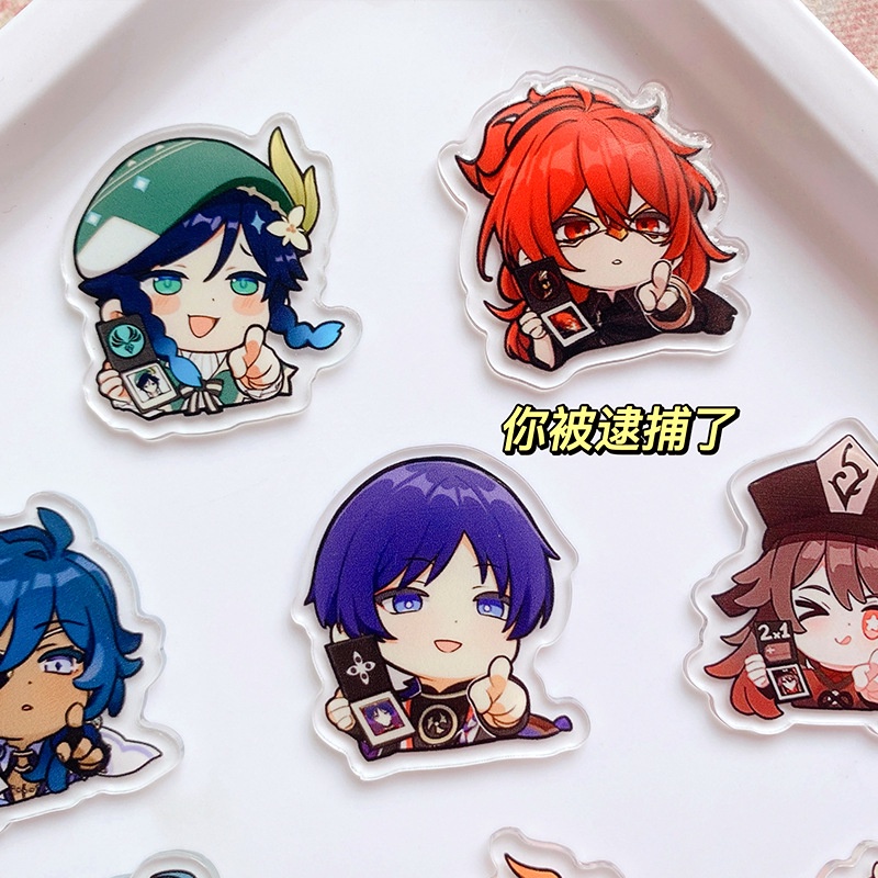 Trâm Cài Áo Bằng acrylic Hình Hoạt Hình anime Đáng Yêu Sáng Tạo