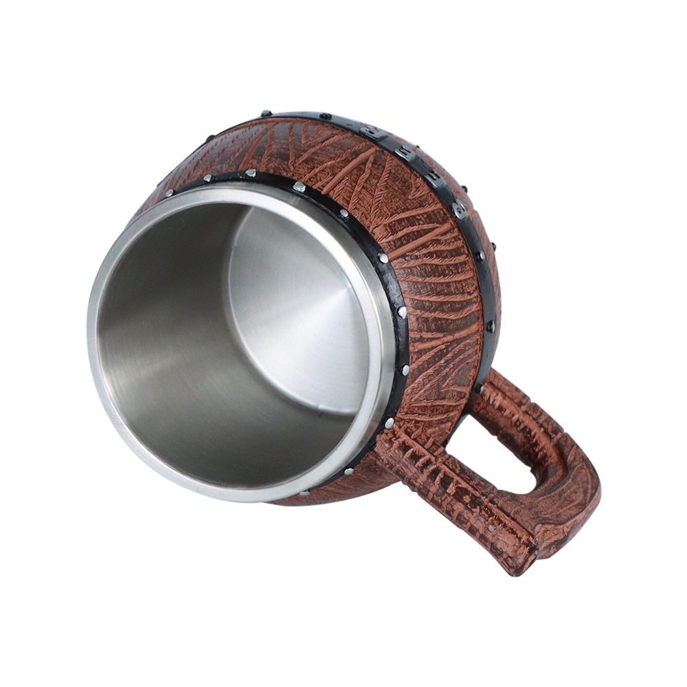 Thùng Gỗ Đựng Bia Bằng Thép Không Gỉ Sáng Tạo Kính