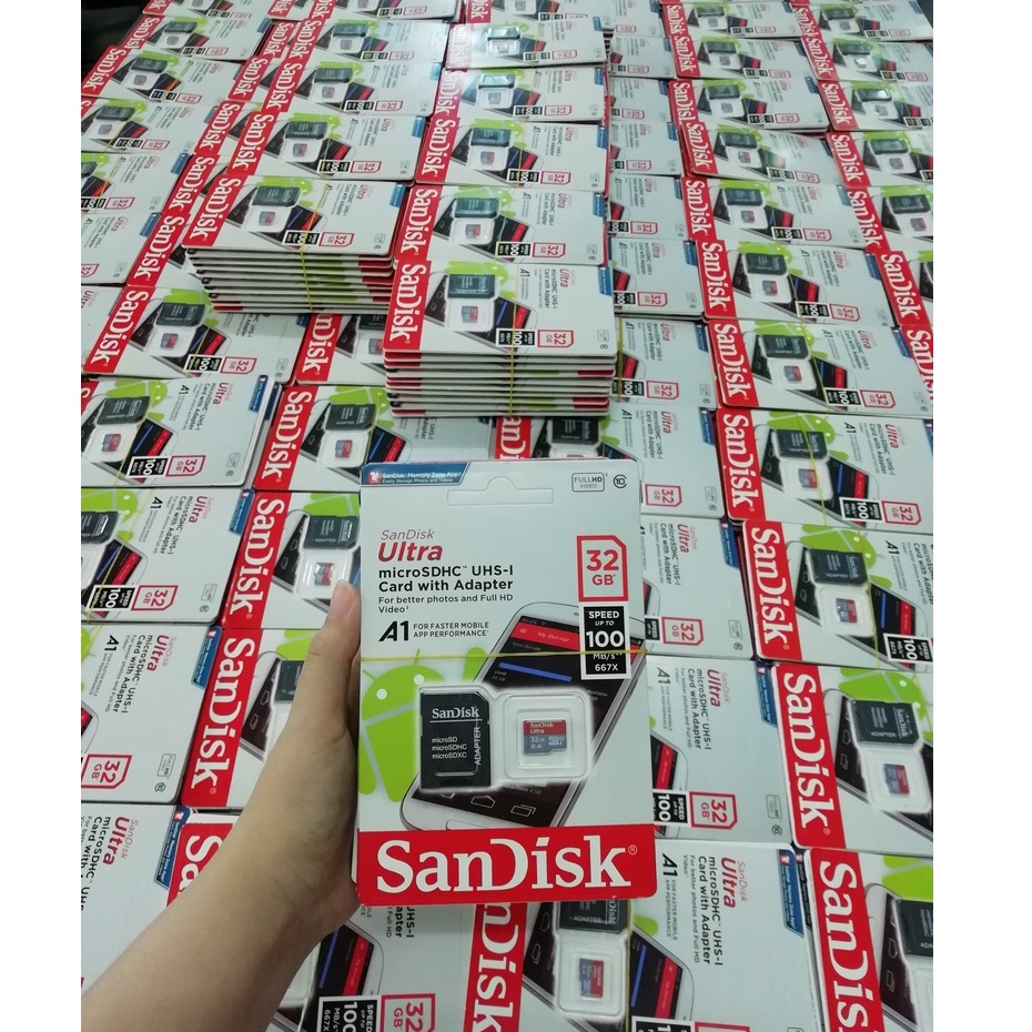 Thẻ Nhớ MicroSDHC SanDisk Ultra 32GB | 64GB | 128GB - Bảo hành 5 năm !