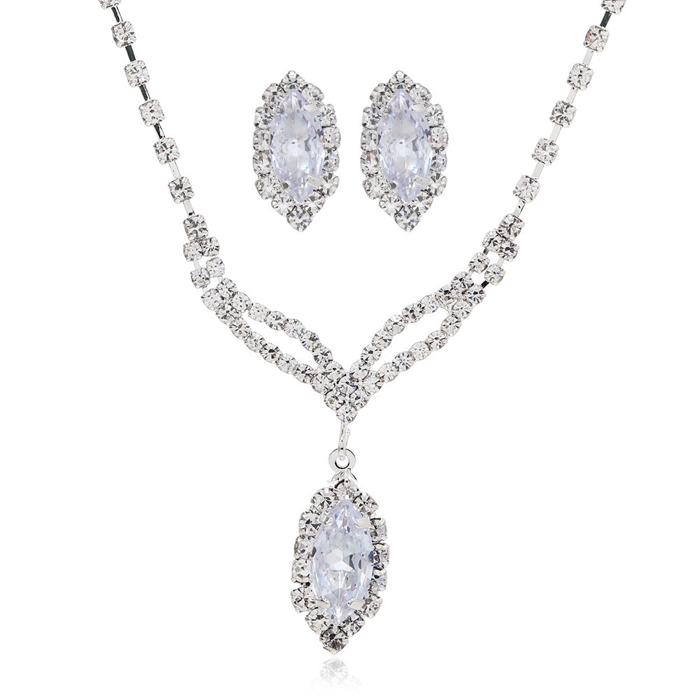 Vòng cổ Mặt Hình Giọt Nước Mắt Thiên Thần Đính Đá zircon