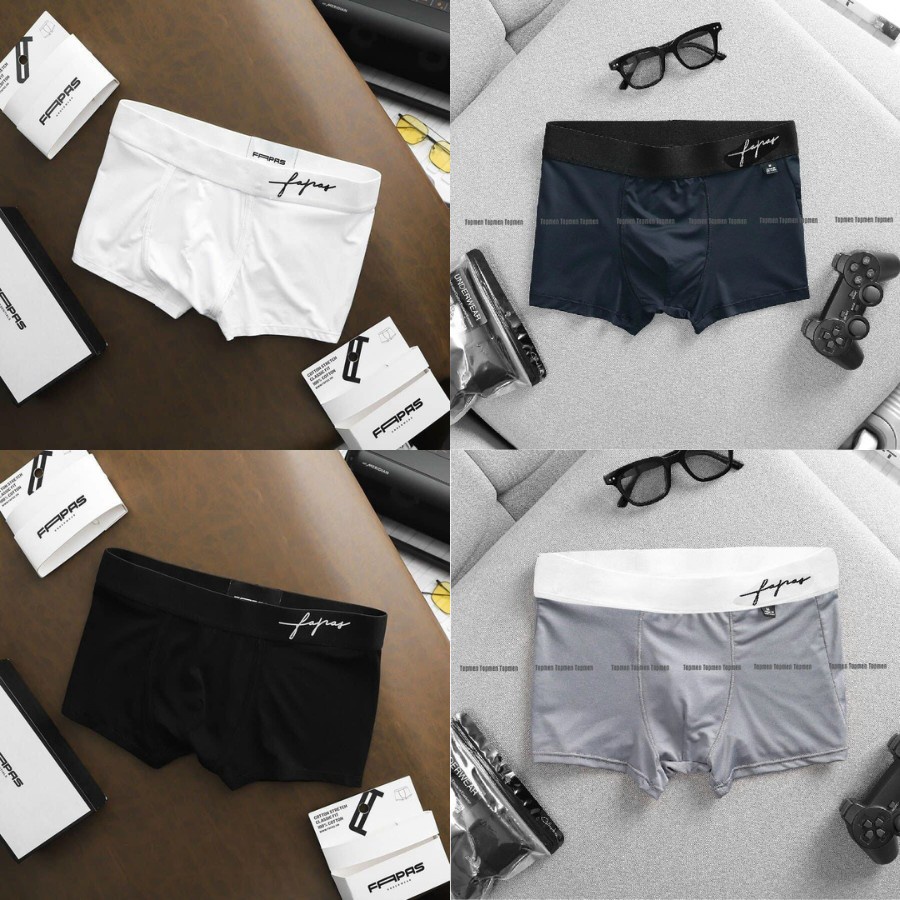 Quần lót nam thể thao cao cấp chất thun lạnh, quần sịp nam đùi mềm mại co dãn thoáng mát