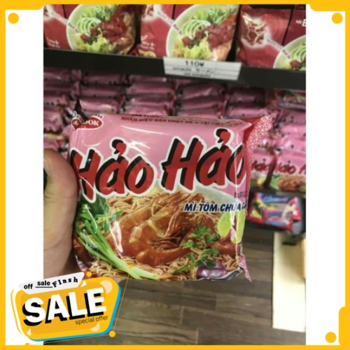 Combo 10 gói mì Hảo Hảo các loại 75g