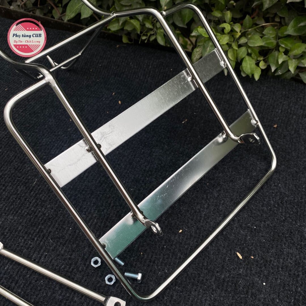 Baga giữa đuôi heo xe cub và dream bằng inox