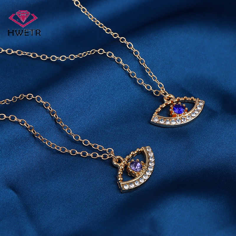 Vòng Cổ choker Mặt Hình Con Mắt Quỷ Đính Đá Thời Trang Cho Nữ Mới