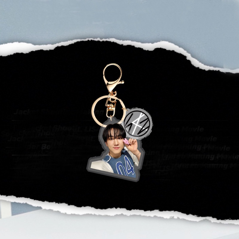 Móc Chìa Khóa Bằng acrylic Hình stray kids social Mới