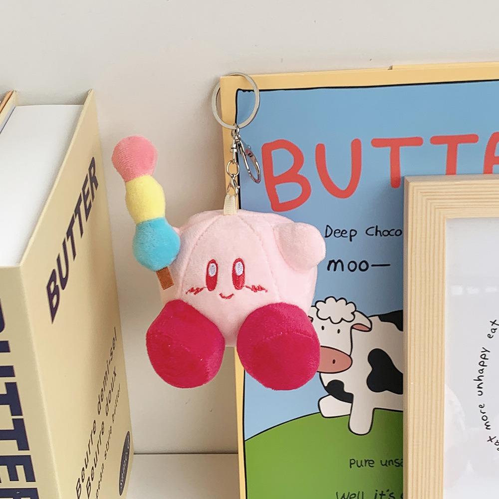 Mmluck kirby Đồ Chơi Nhồi Bông Mềm Mại Màu Hồng Hình Nón kirby