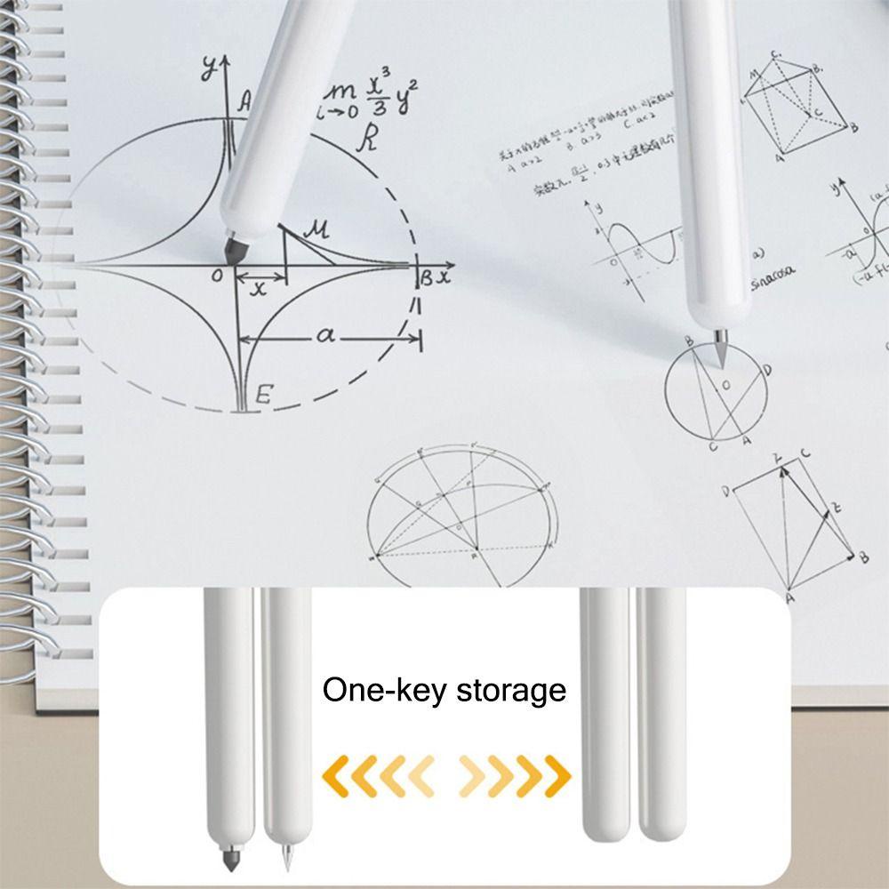 Thước Đo Compa Kỹ Thuật Số 1-13cm Đa Năng Kèm Lõi Bút Chì 2.5mm Tiện Dụng Cho Học Sinh / Văn Phòng