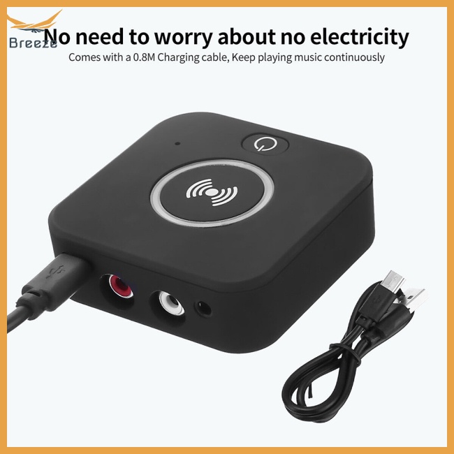 Bộ Thu Phát bluetooth 5.0 2 Trong 1 aux 2 rca Không Dây 3.5mm