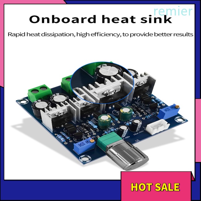 Bảng Mạch Khuếch Đại Âm Thanh tip41c tip42c xh-a851 15w * 2 Chuyên Dụng Cho Loa Gia Đình