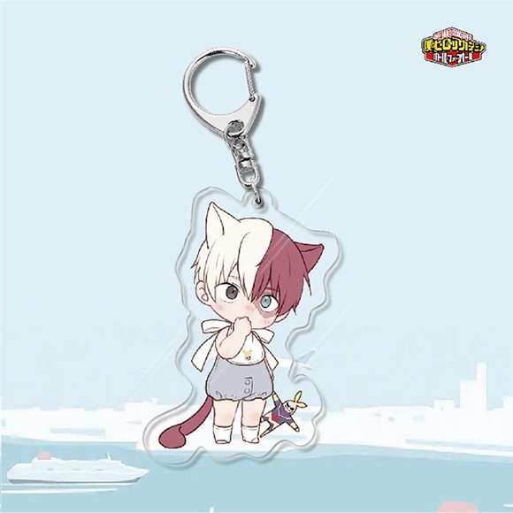 Hoạt hình ngoại vi acrylic móc khóa My Hero Academia 2 Midoriya Izuku khuôn viên trường sáng tạo trang sức món quà nhỏ