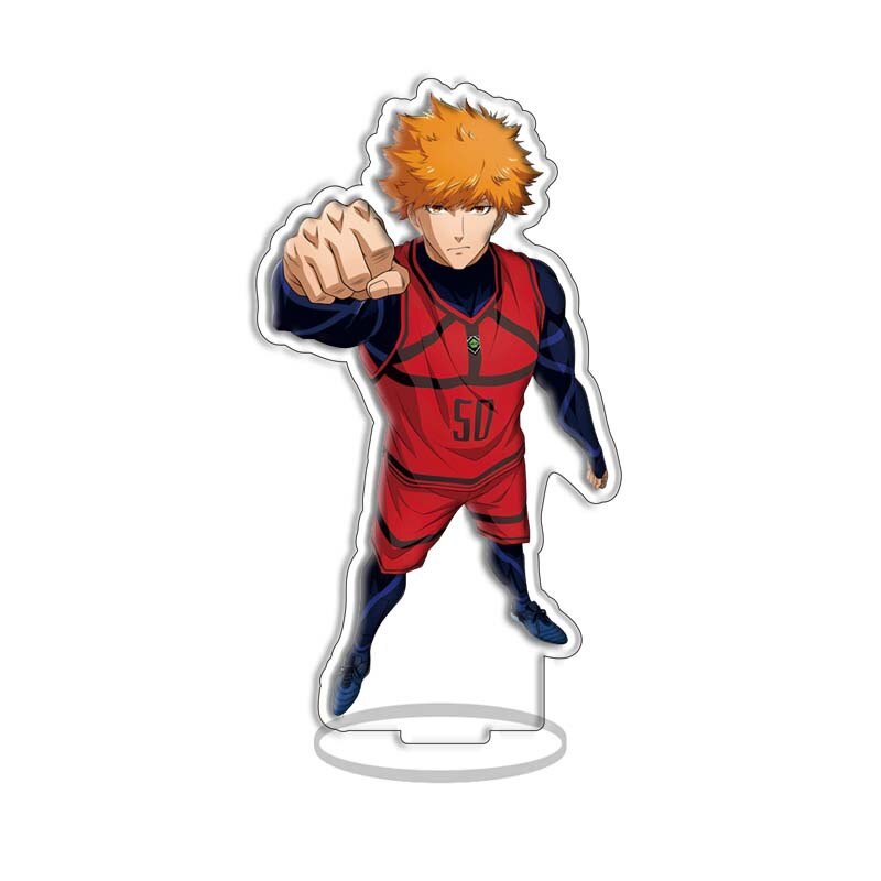 Mô hình standee Anime Blue Lock Isagi Yoichi Cosplay Acrylic Stand Chigiri Hyoma Reo Mikage trang trí để bàn 15CM