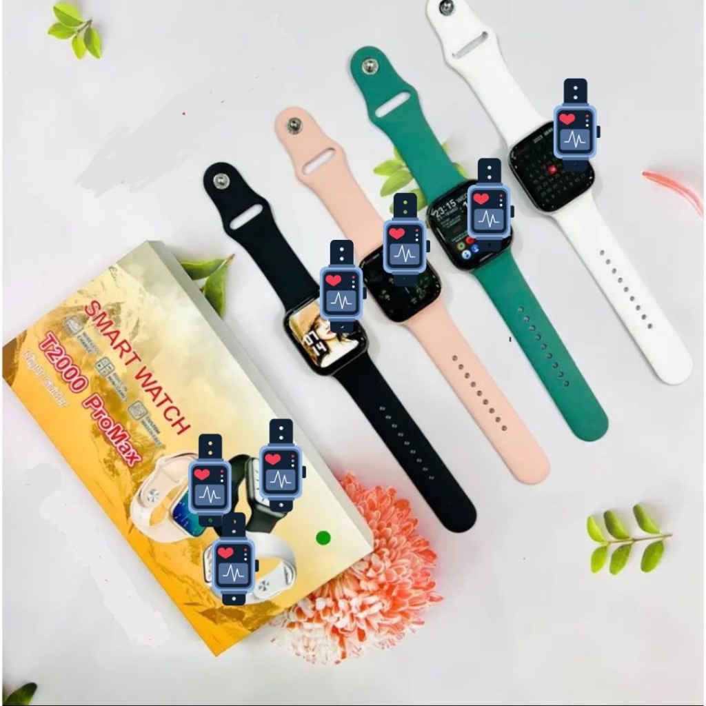 Đồng hồ thông minh SMART WATCH T2000 Pro MAX Tiếng Việt - Cảm biến cử chỉ - Voice giọng nói - Màn hình chờ AOD