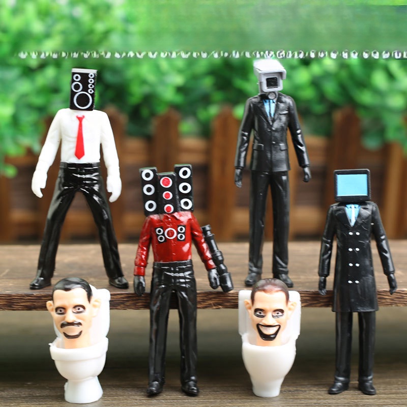 Skibidi Bộ Mô Hình Nhân Vật toilet Ngộ Nghĩnh Cho Bé