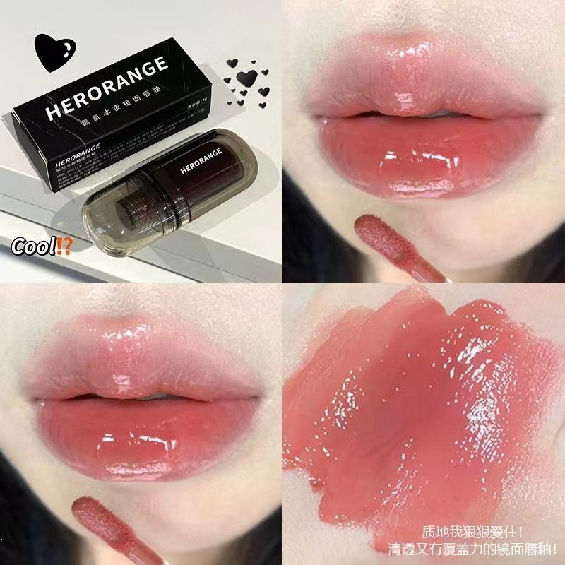 Son Môi Màu Đen Bóng Dưỡng Ẩm Lâu Trôi Tự Nhiên