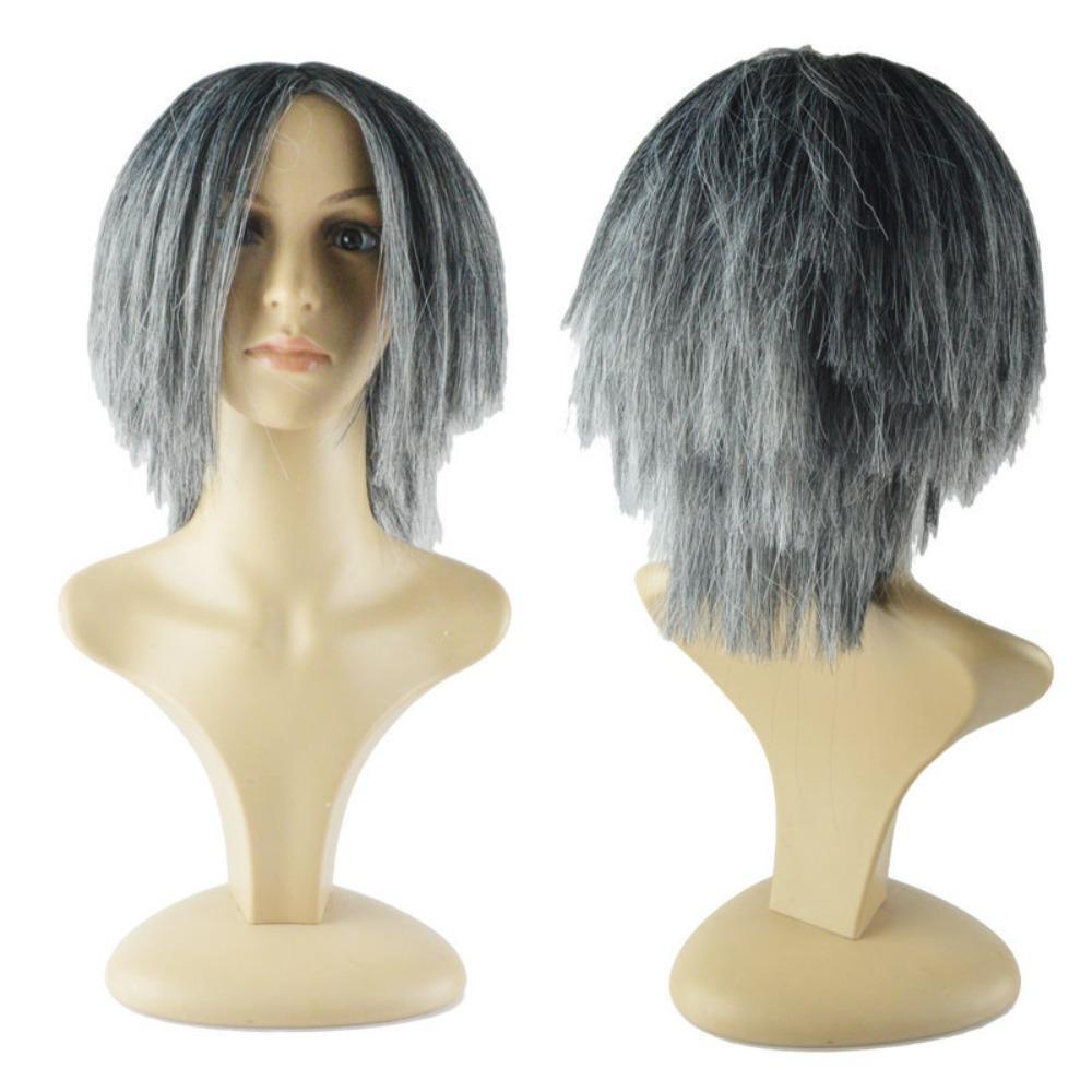 Bộ Tóc Giả Râu Giả Màu Xám Vui Nhộn Thời Trang Hóa Trang Tiệc halloween Cho Nam