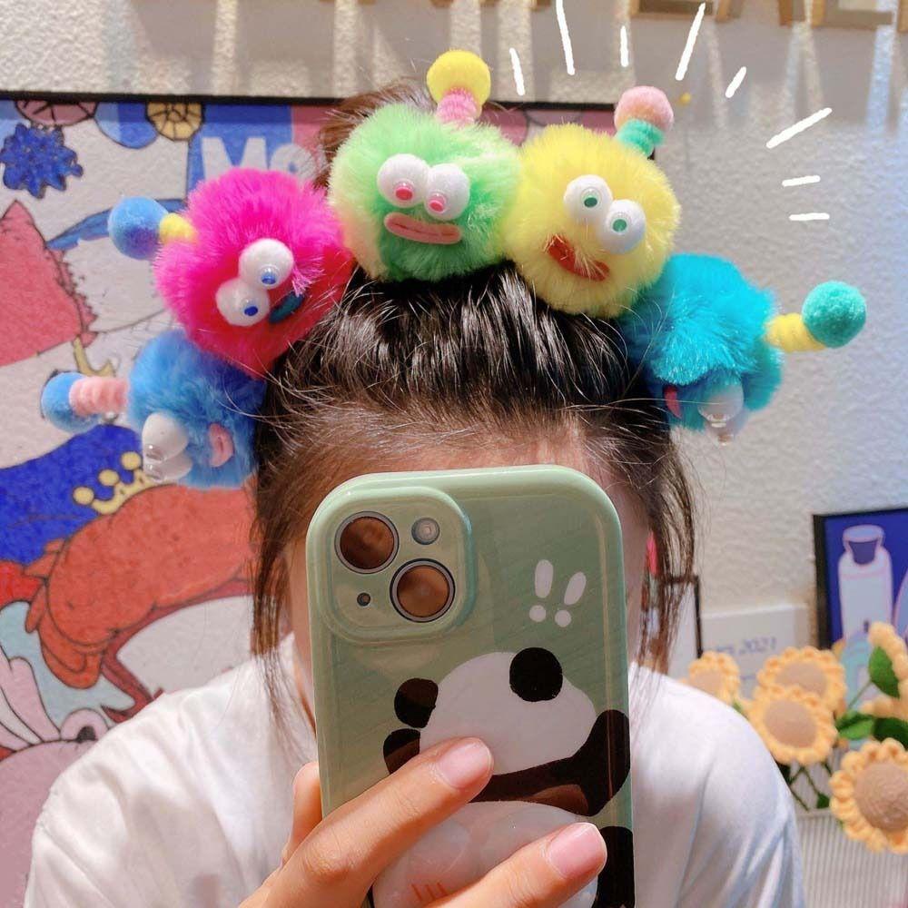 Kẹp Tóc Hình Búp Bê Xúc Xích Hoạt Hình Sáng Tạo Vui Nhộn Dành Cho Bé Gái