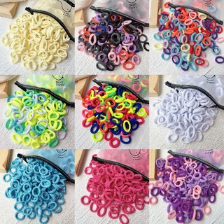 Set 50 Dây Thun Cột Tóc Nhiều Màu Cho Bé Gái