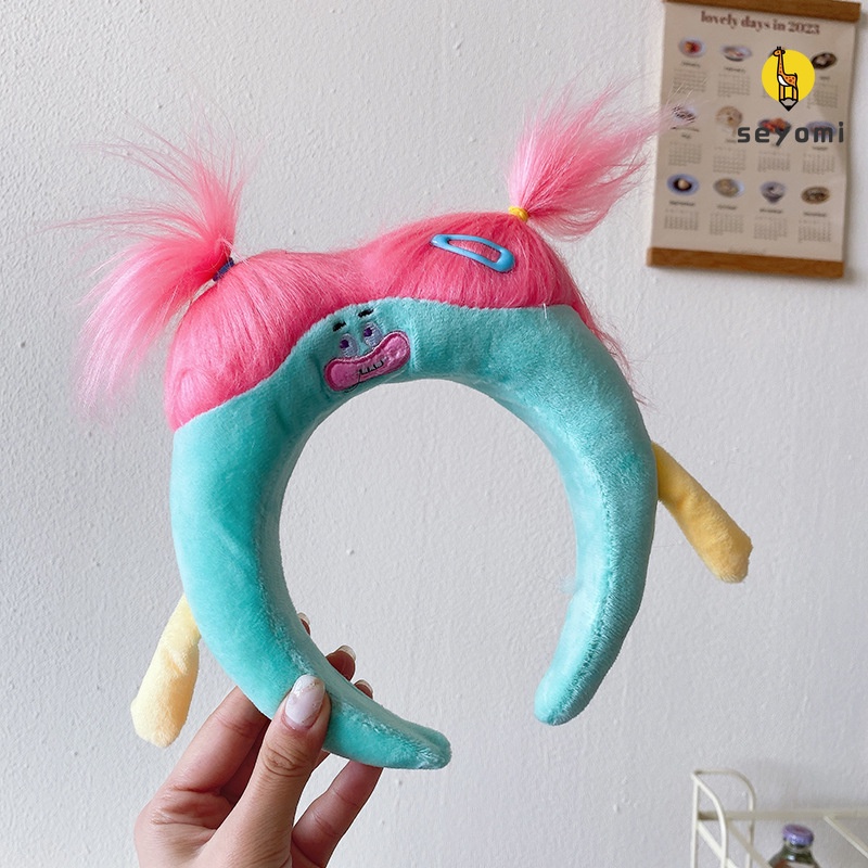 Băng Đô Cài Tóc Hình Biểu Tượng Cảm Xúc Xúc Xích Xốp Vui Nhộn Cho Nữ