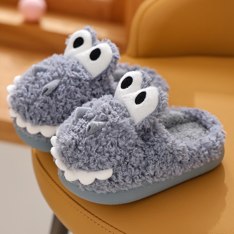 Dép cotton Đi Trong Nhà Đế Mềm Thời Trang Thu Đông Cho Bé Trai