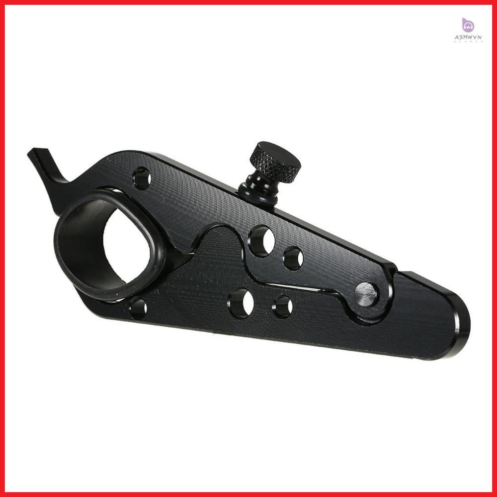 Universal Motorcycle Cruise Control Throttle Assist Hand Grip Lock Aluminum with Silicone Ring - Enhance Riding Comfort and Safety
