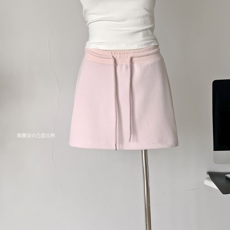 Bộ Áo Khoác cardigan Có Mũ Phối Chân Váy Ngắn Thời Trang Xuân Thu Cho Nữ