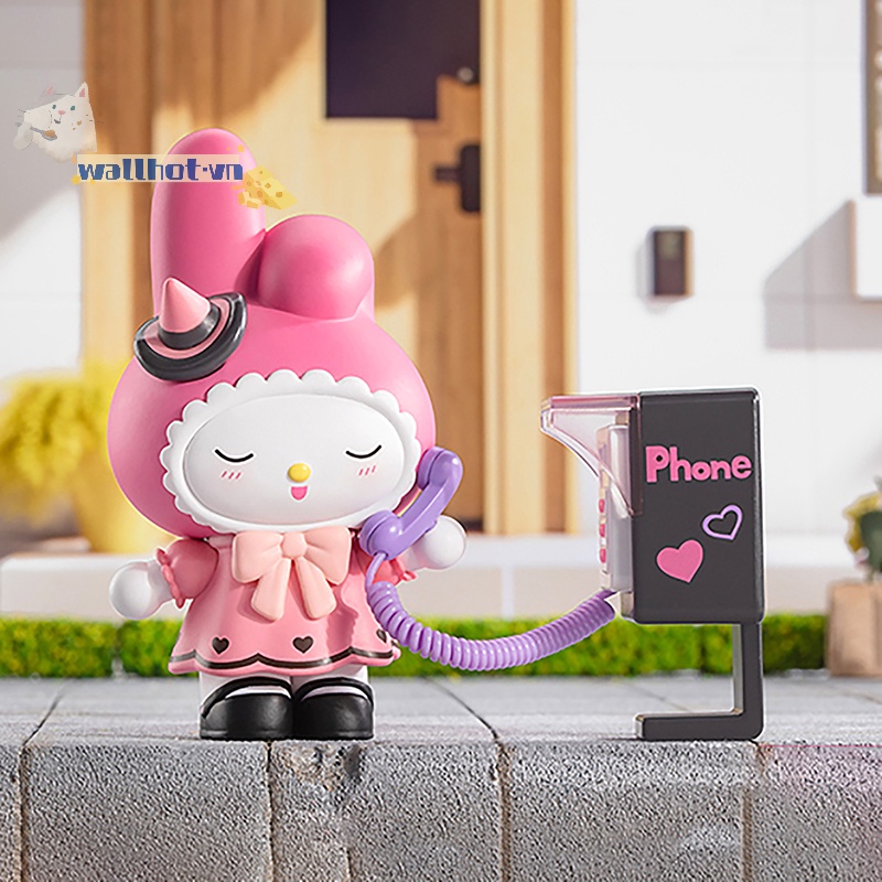 Wallhot > Mô Hình Nhân Vật kuromi & my melody anime sweetheart series sweetheart Dễ Thương
