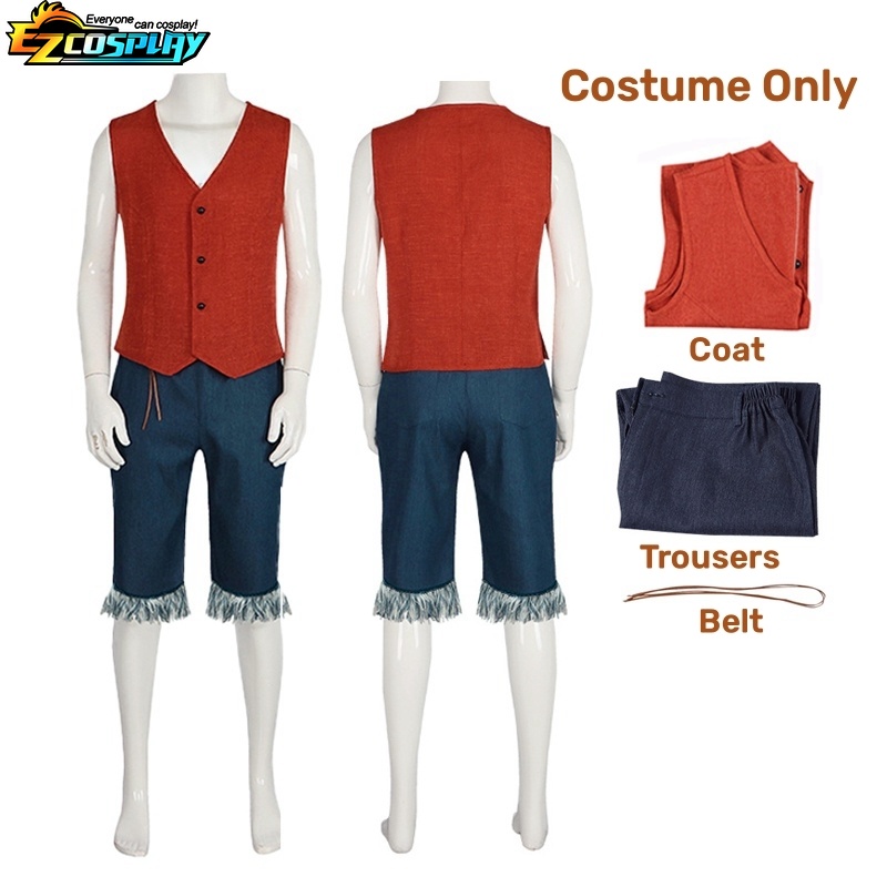 Bộ Trang Phục Hóa Trang Nhân Vật luffy Trong Phim Lễ halloween Dành Cho Nam