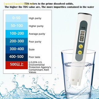 Tweehuj bút kiểm tra chất lượng nước 0-14 ph ec tds ec 0.01