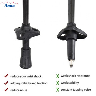 Trekking Pole Tip Set Tip Trekking Walking Cane Cap Hammers Pole Rubber Duable