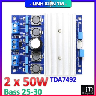 Mạch khuếch đại âm thanh tda7492 2*50w - btl