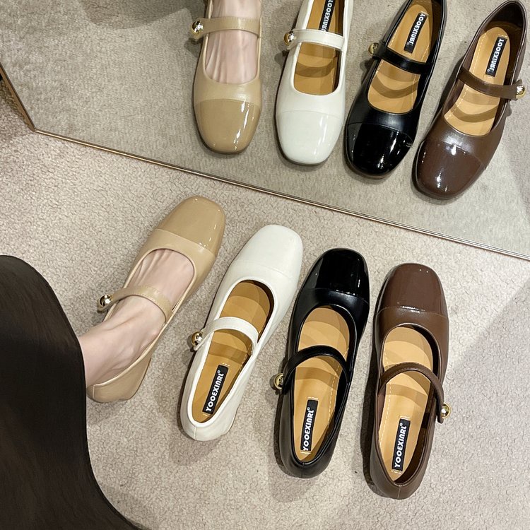 Giày Búp Bê Nữ Mũi Tròn Thời Trang Hàn