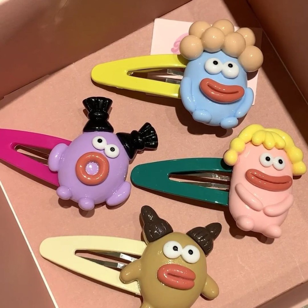 Kẹp Tóc Hình Xúc Xích Hoạt Hình Hàn Quốc Cho Nữ