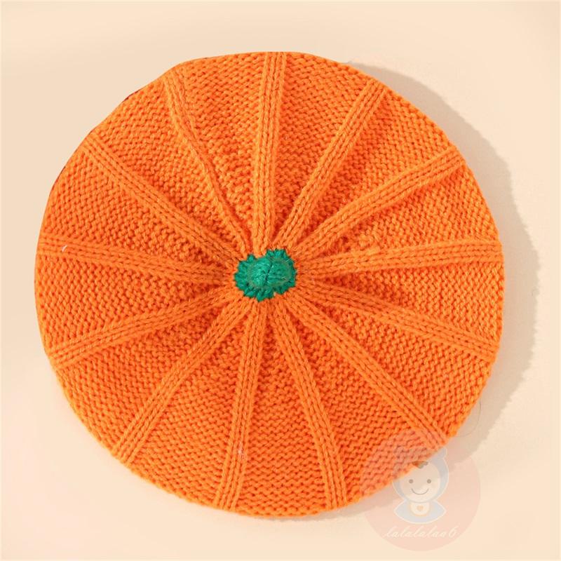 Laa6-đồ Mũ Dệt Kim Bí Ngô Mùa Đông Ấm Áp Cho Mẹ Và Bé