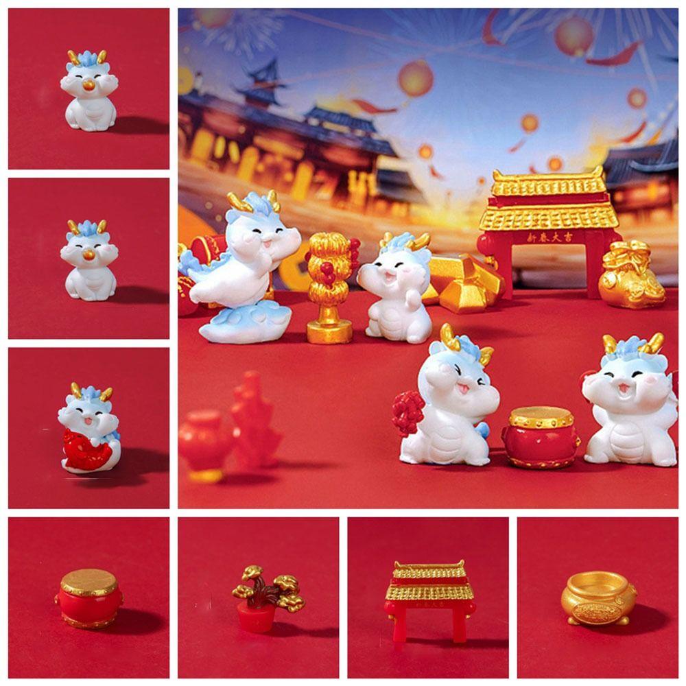 Tượng Rồng mini Trang Trí Năm Mới May Mắn