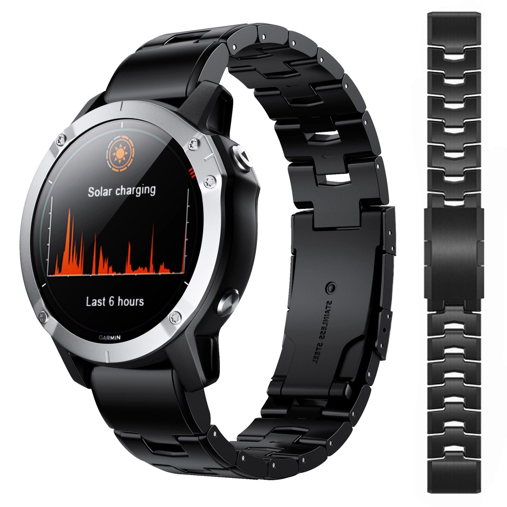 Garmin Dây Đeo Đồng Hồ Bằng Kim Loại Titan 22mm 26mm Cho fenix 7x 7 6x pro 5x plus / instinct / epix