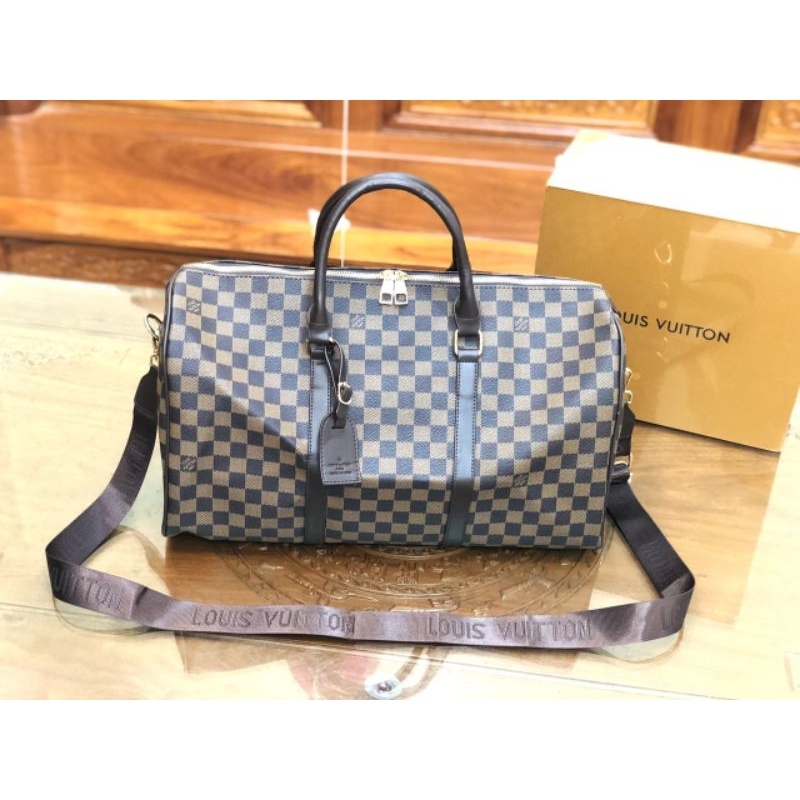 Túi trống du lịch LV hàng QCCC full logo hãng