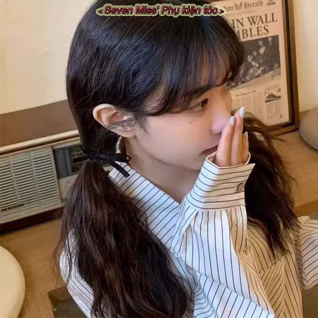 Kẹp Tóc Nơ Ruy Băng Ngọt Ngào Cho Nữ