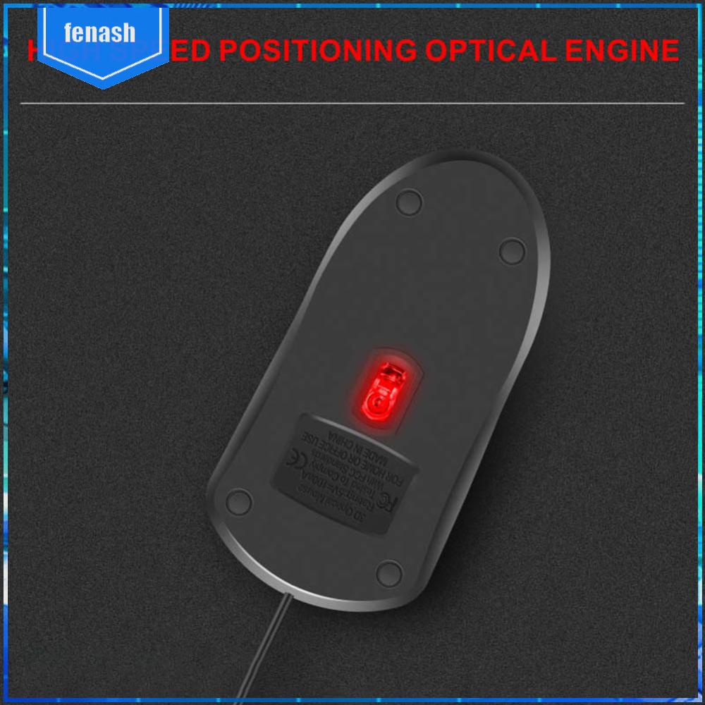 Chuột Quang Chơi game 1000Dpi 3 Nút Bấm Có Đèn led Kết Nối usb Cho pc / laptop