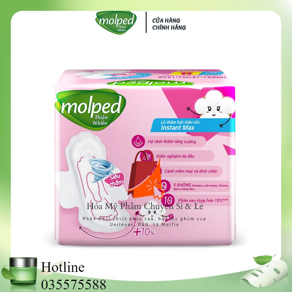 Molped Băng vệ sinh thiên nhiên Dày có cánh