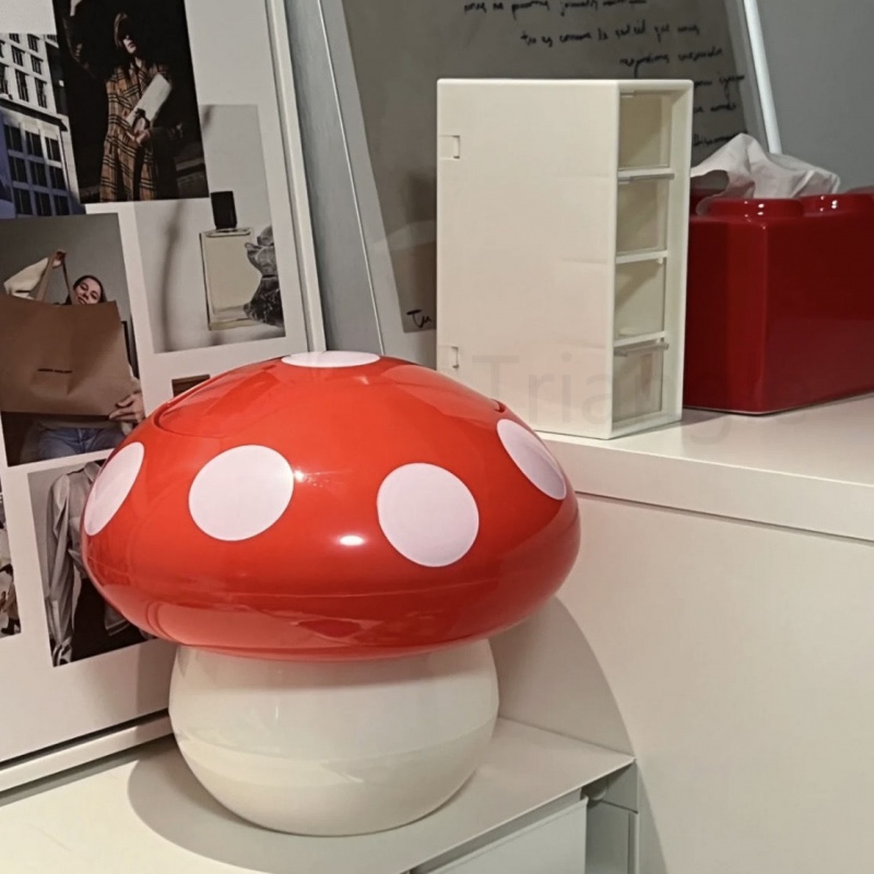 Thùng Đựng Rác mini Bằng Giấy dopamine In Họa Tiết Hoạt Hình Dễ Thương Phong Cách Bắc Âu