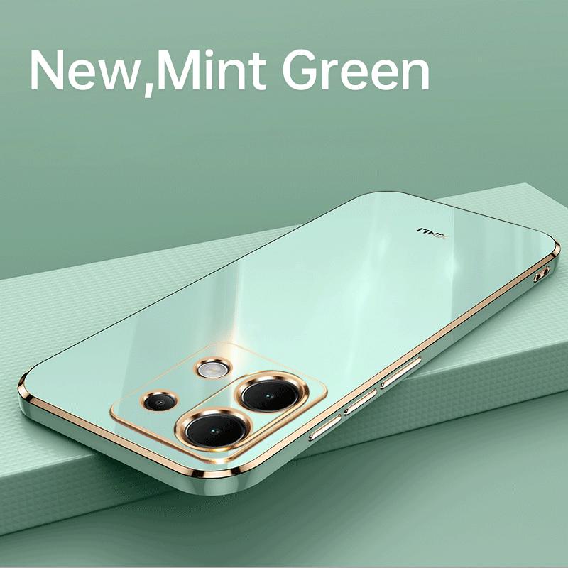 Ôp Điện Thoại Silicon Dẻo Tráng Gương 6d Sang Trọng Thời Trang Cho xiaomi redmi note 13 pro 5g redmi note 13pro 2023 Ốp