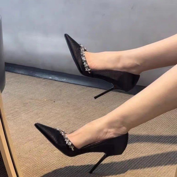 Giày Cao Gót Mũi Nhọn size 35-39 Thời Trang Thanh Lịch Cho Nữ