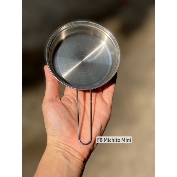 Bộ nồi inox cho nấu ăn mini, miniature cooking 8 món