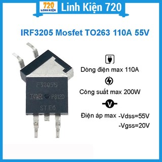 Irf3205 mosfet to-263 110a 55v n-ch