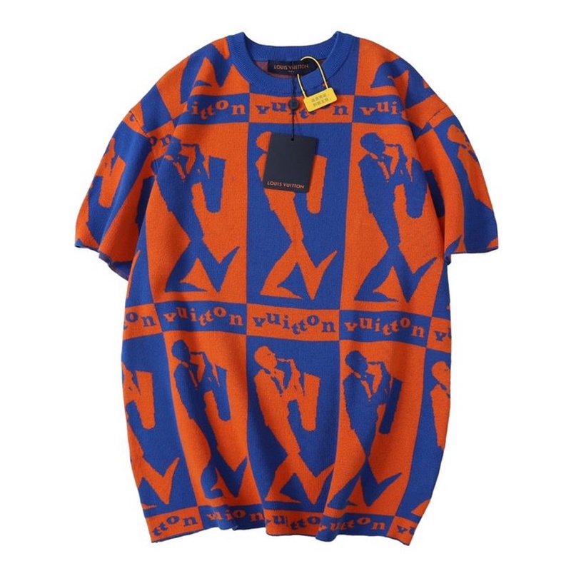 L & V & - - Áo Thun cotton Dệt Mẫu Máy Bay Thời Trang Xuân Hè Cao Mới Nhất631Hrtjthg