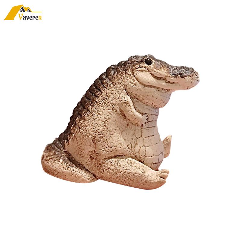 Tượng Cá Sấu Trang Trí Sân Vườn