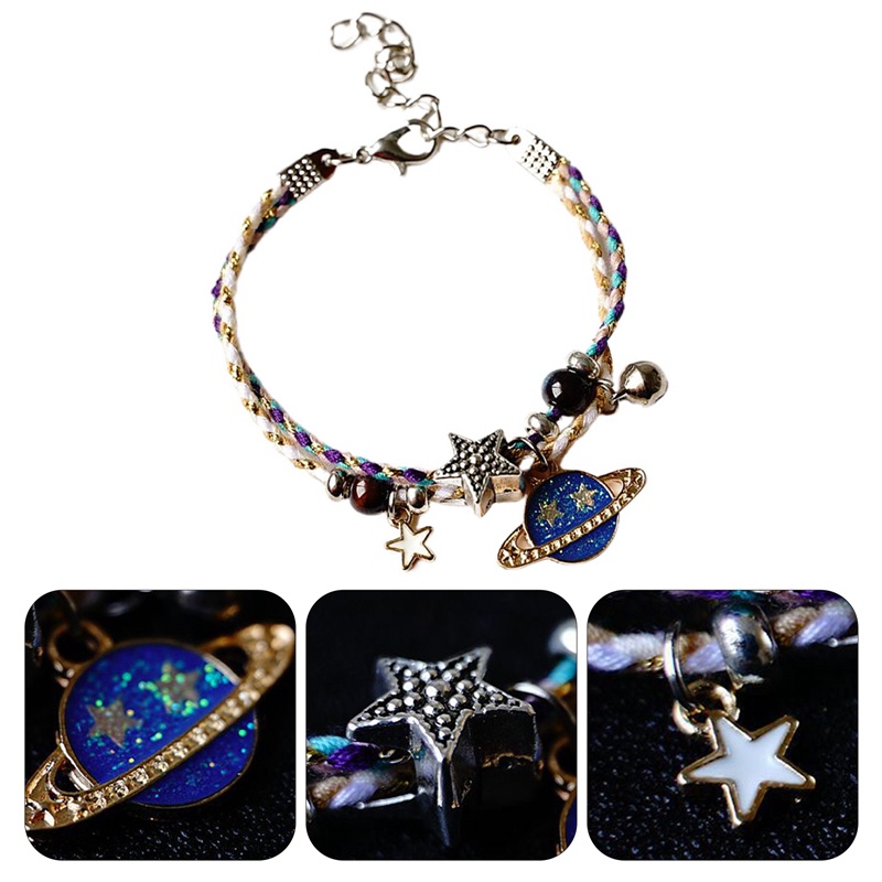 Bbyter Vòng Tay Hành Tinh Vũ Trụ Ngôi Sao Mặt Trăng Quà Tặng Cho Bạn Gái Sinh Viên