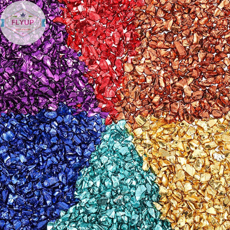 Flyup Viên Đá Thủy Tinh epoxy Pha Lê Lấp Lánh Dùng Làm Đồ Thủ Công diy vn