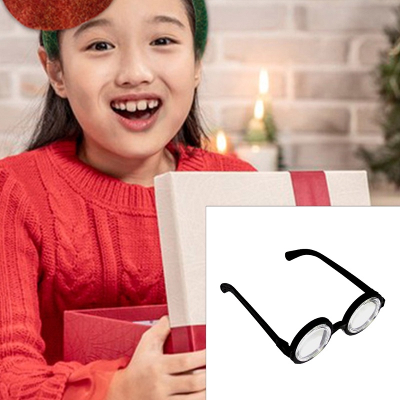 Xy Kính Mát Gọng Tròn Màu Đen Phong Cách Phù Thủy Cho Tiệc halloween