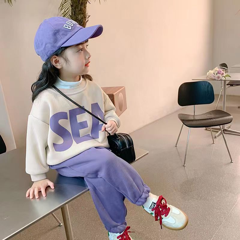 Áo Sweater Thể Thao Thời Trang Năng Động Cho Bé Gái